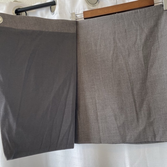Lichi Asymmetric mini wrap skirt Size Large Grey - Picture 4 of 13